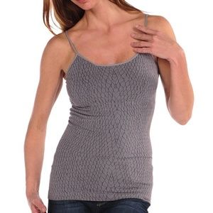 Tees by Tina Boa Print Cami Top - Tonal Taupe